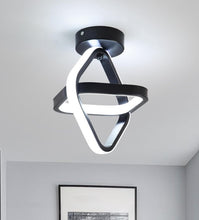 Load image into Gallery viewer, Black LED Ceiling Light 21 W Square Modern Indoor Ceiling Lamps for Balconies, Hallway, Living Room, Bedroom, Kitchen