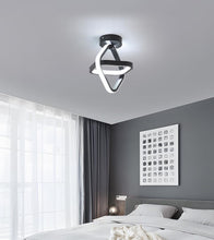 Load image into Gallery viewer, Black LED Ceiling Light 21 W Square Modern Indoor Ceiling Lamps for Balconies, Hallway, Living Room, Bedroom, Kitchen