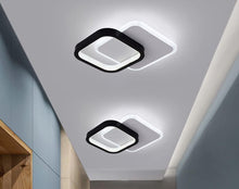 Load image into Gallery viewer, Modern LED Ceiling Light Round/Square 36W Three Colors Metal Hallway Lamp Ultra Thin