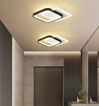 Load image into Gallery viewer, Modern LED Ceiling Light Round/Square 36W Three Colors Metal Hallway Lamp Ultra Thin