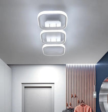 Load image into Gallery viewer, LED Ceiling Light 32 W Square Modern Ceiling Light White Chandelier 6500 K