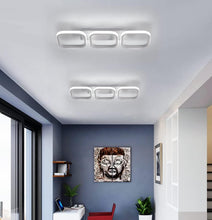 Load image into Gallery viewer, LED Ceiling Light 32 W Square Modern Ceiling Light White Chandelier 6500 K
