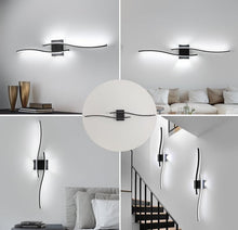 Load image into Gallery viewer, Wall Light LED Indoor Modern Black Wall Lamp Indoor 27W Wall Lights 89cm