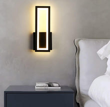 Load image into Gallery viewer, Wall Light Modern Iron Wall Sconce Wall Mounted Light 17W Bedside Lamp Rectangle