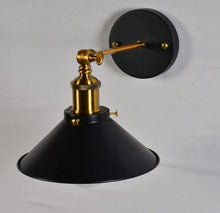 Load image into Gallery viewer, Vintage Industrial Metal Wall Sconce Lighting 180 Degree Adjustable Wall Lamp Wall Mount Light Fixture