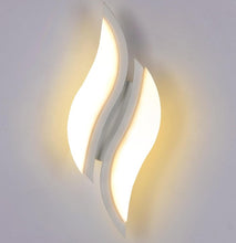Load image into Gallery viewer, LED Interior Wall Light Acrylic Spiral Light White Wall Light 18 W Warm White Light