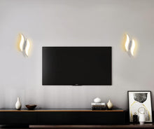 Load image into Gallery viewer, LED Interior Wall Light Acrylic Spiral Light White Wall Light 18 W Warm White Light