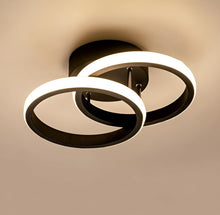 Load image into Gallery viewer, Ceiling Lights Modern LED 24W Round 3 Color Lights Black Simple Design