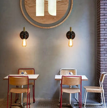 Load image into Gallery viewer, Set of 2 Pieces Vintage Hemp Rope Wall Lamp E27 Retro Indoor Wall Light