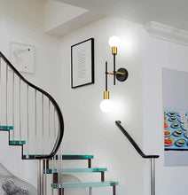 Load image into Gallery viewer, Flushmount Ceiling Light Bedroom Corridor Dome Light Modern Industrial Black/ Gold E27