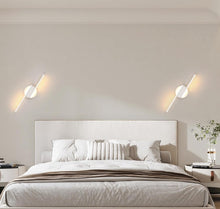 Load image into Gallery viewer, Indoor Wall Light LED Warm Light 6 W White Finish