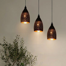 Load image into Gallery viewer, Modern Crystal/Black Pendant Light LED Lighting Ceiling Lamp Retro Unique