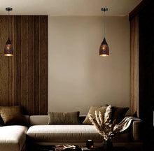 Load image into Gallery viewer, Modern Crystal/Black Pendant Light LED Lighting Ceiling Lamp Retro Unique