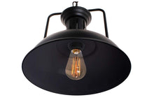 Load image into Gallery viewer, Pendant Light Vintage Pendant Lamp E27 Retro Ceiling Light Black 36cm