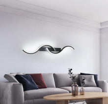 Load image into Gallery viewer, LED Indoor Wall Light 60 cm Black Aluminum Wall Lamp 16 W Modern Wall Lamp Cool White 6500 K