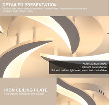 Load image into Gallery viewer, LED Ceiling Light 52 cm Modern Ceiling Lamp 36 W Warm White Light 3000K