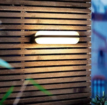 Load image into Gallery viewer, 24W LED Wall Light Outdoor Wall Sconce IP65 Waterproof Square Metal Cold White Outdoor Wall Lamp