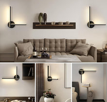 Load image into Gallery viewer, LED Wall Light Indoor Wall Lamp Living Room LED Modern Black 16 W Hallway Lamp Wall Cold White
