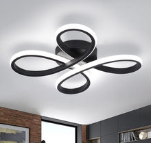 Load image into Gallery viewer, Modern LED Ceiling Light Black/White LED Ceiling Light Fixture Indoor Ceiling Lamp 33W