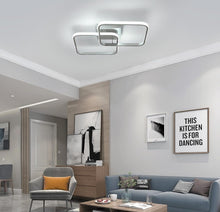 Load image into Gallery viewer, Ceiling Lamp LED Modern Ceiling Light Silver 64 cm Cool Light