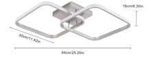 Load image into Gallery viewer, Ceiling Lamp LED Modern Ceiling Light Silver 64 cm Cool Light