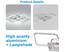 Load image into Gallery viewer, Ceiling Lamp LED Modern Ceiling Light Silver 64 cm Cool Light