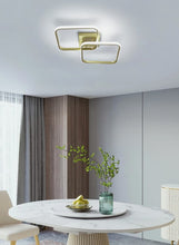 Load image into Gallery viewer, 42W Modern LED Ceiling Light 6500K Gold Ceiling Lamp Bedroom Living Room 64CM