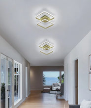 Load image into Gallery viewer, 42W Modern LED Ceiling Light 6500K Gold Ceiling Lamp Bedroom Living Room 64CM