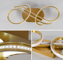 Load image into Gallery viewer, Modern LED Ceiling Light 36W Creative Gold Ceiling Lamp LED 42cm Cool White