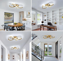 Load image into Gallery viewer, Modern LED Ceiling Light 36W Creative Gold Ceiling Lamp LED 42cm Cool White