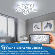 Load image into Gallery viewer, Modern LED Ceiling Light 65W 5850LM Ceiling Light Flower White LED Cool White 55cm