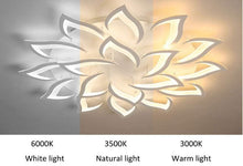 Load image into Gallery viewer, LED Ceiling Light 85 W Dimmable Ceiling Light with Remote Control White/Black