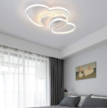 Load image into Gallery viewer, Modern LED Ceiling Light Dimmable 64W Ceiling Light Heart Shape White 50 cm with Remote Control