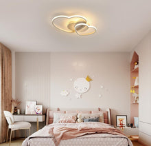 Load image into Gallery viewer, Modern LED Ceiling Light Dimmable 64W Ceiling Light Heart Shape White 50 cm with Remote Control