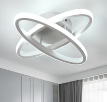 Load image into Gallery viewer, Modern LED Ceiling Light White Creative Oval Cool White 30cm