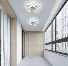 Load image into Gallery viewer, Modern LED Ceiling Light White Creative Oval Cool White 30cm