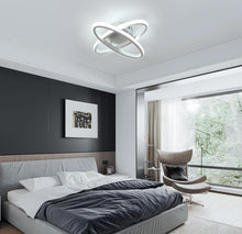 Load image into Gallery viewer, Modern LED Ceiling Light White Creative Oval Cool White 30cm
