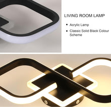 Load image into Gallery viewer, LED Ceiling Light 36W Black/White Square LED Ceiling Light for Kitchen, Bedroom, Dining Room
