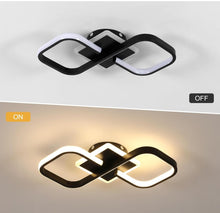 Load image into Gallery viewer, LED Ceiling Light 36W Black/White Square LED Ceiling Light for Kitchen, Bedroom, Dining Room