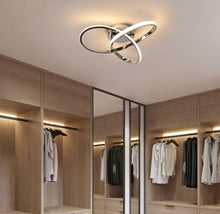 Load image into Gallery viewer, Modern LED Ceiling Lamp Silver Ceiling Light LED 40cm Light Fixture 3000K