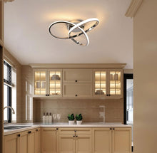 Load image into Gallery viewer, Modern LED Ceiling Lamp Silver Ceiling Light LED 40cm Light Fixture 3000K