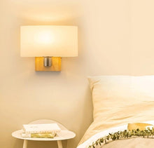 Load image into Gallery viewer, Wall Light Modern Wooden Base Wall Lamp E27 Wall Sconce