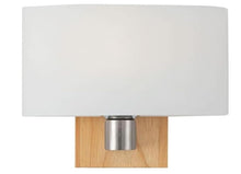 Load image into Gallery viewer, Wall Light Modern Wooden Base Wall Lamp E27 Wall Sconce