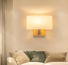 Load image into Gallery viewer, Wall Light Modern Wooden Base Wall Lamp E27 Wall Sconce