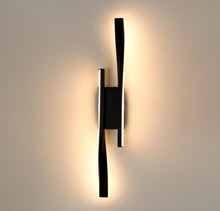 Load image into Gallery viewer, LED Black Wall Light Indoor 16 W Wall Lamp LED Creative Black Wall Lighting Warm White Light