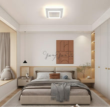 Load image into Gallery viewer, LED Ceiling Lamp Square Surface Mounted White Modern 30W 3000K