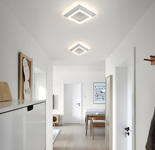 Load image into Gallery viewer, LED Ceiling Lamp Square Surface Mounted White Modern 30W 3000K