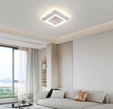 Load image into Gallery viewer, LED Ceiling Lamp Square Surface Mounted White Modern 30W 3000K