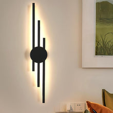 Load image into Gallery viewer, LED Indoor Wall Light 20W Modern 3000 K Warm Light Black 29cm