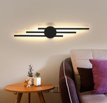 Load image into Gallery viewer, LED Indoor Wall Light 20W Modern 3000 K Warm Light Black 29cm